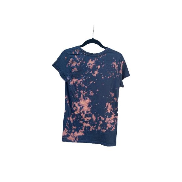 Tie Dye Detroit "D" Graphic T-Shirt | Women’s Shirt | Splatter Tie - Reverse Dye - Picture 2 of 2